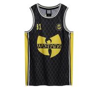 Amplified Cream Maglia da Pallacanestro Wu-Tang Clan Uomo (GD2696)