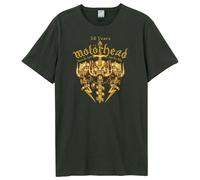 Amplified Crest 50th Maglietta Motorhead Adulto Unisex (GD3940)