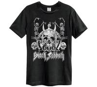 Amplified Dancing Skulls Maglietta Black Sabbath Adulto Unisex (GD3460)
