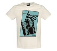 Amplified David Bowie Serious Moonlight Quad Vintage White T-Shirt -XX