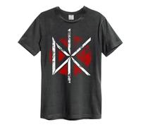 Amplified Dead Kennedys Collection - Logo Uomo T-Shirt Carbone M 100% Cotone Regular