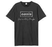 Amplified Definitely Maybe Distressed Maglietta Oasis Adulto Unisex (GD2179)