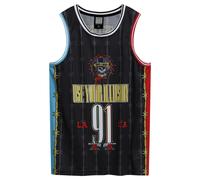 Amplified Dust N Bones Maglia da Pallacanestro Guns N Roses Uomo (GD2688)