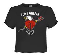 Amplified Eagle Tattoo Maglietta Corta Foo Fighters Donna (GD2679)