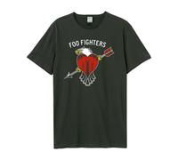 Amplified Eagle Tattoo Maglietta Foo Fighters Adulto Unisex (GD626)