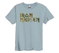 Amplified Eddies Logo Maglietta Iron Maiden Adulto Unisex (GD805)