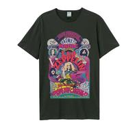 Amplified Electric Magic Led Zeppelin - Maglietta unisex da adulto, carbone, M