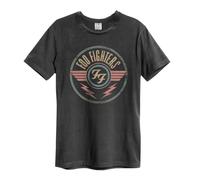 Amplified FF Air Maglietta Foo Fighters Adulto Unisex (L) (Carbone)