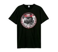 Amplified Fish Nets Maglietta Motley Crue Adulto Unisex (GD3863)