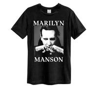 Amplified Fists Maglietta Marilyn Manson Adulto Unisex (GD3653)