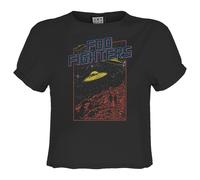 Amplified Flying Saucers Maglietta Corta Foo Fighters Donna (GD2756)
