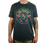 Amplified Foo Fighters-FF Air Maglietta, Grigio (Charcoal CC), XXL Uomo