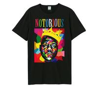 Amplified Geo Crown Maglietta Notorious Big Adulto Unisex L Nero