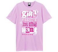 Amplified Girl All The Bad Guys Maglietta Bowling For Soup Adulto (GD3078)