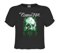 Amplified Glitched Skull Maglietta Corta Cypress Hill Donna (GD2919)