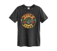 Amplified Guns N' Roses Collection - Neon Sign Uomo T-Shirt Carbone XXL 100% Cotone Regular