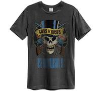 Amplified Guns n Roses - Use Your Illusion - Maglietta da uomo a carboncino, Carbone, S
