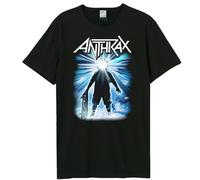 Amplified Halloween Blue Light Maglietta Anthrax Adulto Unisex (GD3963)