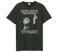 Amplified Heroes 1978 Maglietta David Bowie Adulto Unisex (GD1647)