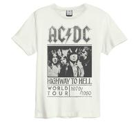 Amplified Highway To Hell Tour Maglietta AC/DC Adulto Unisex (GD625)