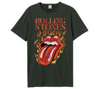 Amplified Hot Tongue Maglietta The Rolling Stones Adulto Unisex (GD1376)