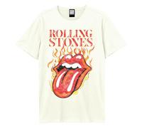 Amplified Hot Tongue Maglietta The Rolling Stones Uomo (GD1190)