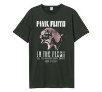 Amplified In The Flesh Maglietta Pink Floyd Adulto Unisex (GD1384)