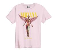Amplified In Utero Maglietta Corta Nirvana Donna (GD434)