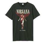 Amplified In Utero Maglietta Nirvana Adulto Unisex (XL) (Carbone)