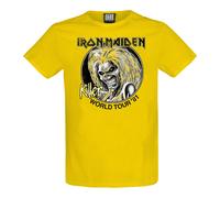 Amplified Killer World Tour '81 Maglietta Iron Maiden Adulto Unisex (GD667)