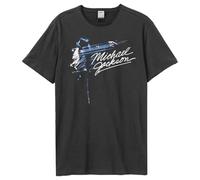 Amplified King of Pop Maglietta Michael Jackson Adulto Unisex (M) (Carbone)