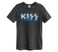 Amplified Kiss Maglietta Logo in Metallo Adulto Unisex (GD1535)