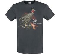 KORN Amplified Collection - Follow The Leader Uomo T-Shirt Carbone S 100% Cotone Regular