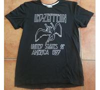 Amplified LED Zeppelin T Shirt Vintage Slavato Piccolo, Medio, XL, XXL Licenza