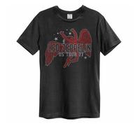 Amplified Led Zeppelin US Tour 77 Icarus T-Shirt in Vintage White XX