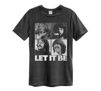 Amplified Let It Be Vintage Maglietta The Beatles Adulto Unisex (GD193)