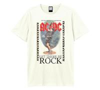 Amplified Let There Be Rock Angus Maglietta AC/DC Uomo (GD1231)