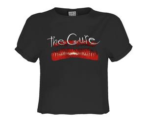 Amplified Lips Maglietta Corta The Cure Donna (GD2188)