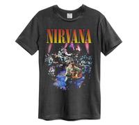 Amplified Live in New York Maglietta Nirvana Adulto Unisex (S) (Carbone)