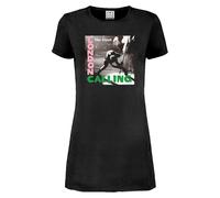 Amplified London Calling Maglietta Vestito The Clash Donna (GD959)