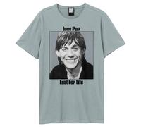Amplified Lust For Life Maglietta Iggy Pop Adulto Unisex (GD2023)