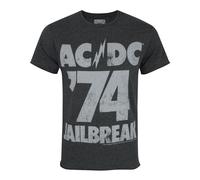 Amplified - Maglietta a maniche corte AC/DC 74 Jailbreak - Uomo (NS5153)