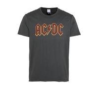 AMPLIFIED Maglietta 'ACDC' grafite / rosso scuro Uomo AMPLIFIED M