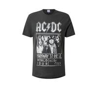 Amplified Maglietta Unisex- Poster ACDC Highway to Hell (Carbone)(S)