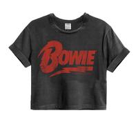 Amplified Maglietta Corta David Bowie Logo Donna (NS5170)
