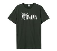 Amplified - Maglietta da uomo Rock Band-Nirvana in utero (Grigio) (S-XL)...