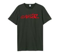 Amplified Maglietta Gorillaz Logo Adulto Unisex (GD1422)