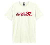 Amplified Maglietta Gorillaz Logo Adulto Unisex (GD2383)