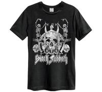 Amplified Maglietta Unisex Band - Black Sabbath - Paranoid, Grigio