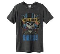 Amplified - Maglietta Use Your Illusion 91 Tour Guns N Roses per Adulti Unisex, Carbone, L